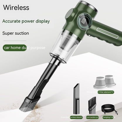 Mini home car wireless handheld vacuum cleaner, compact portable design for cleaning interiors and small spaces