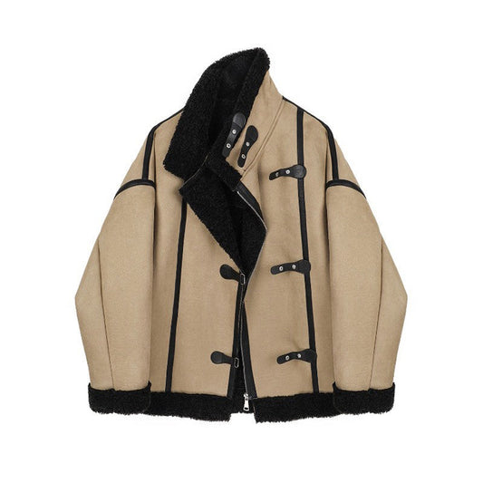 Women's autumn and winter fur coat in a classic design