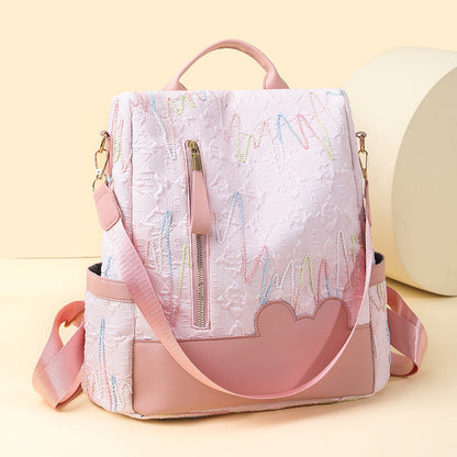 Women's lightweight multifunctional backpack with fashionable design, My Store brand