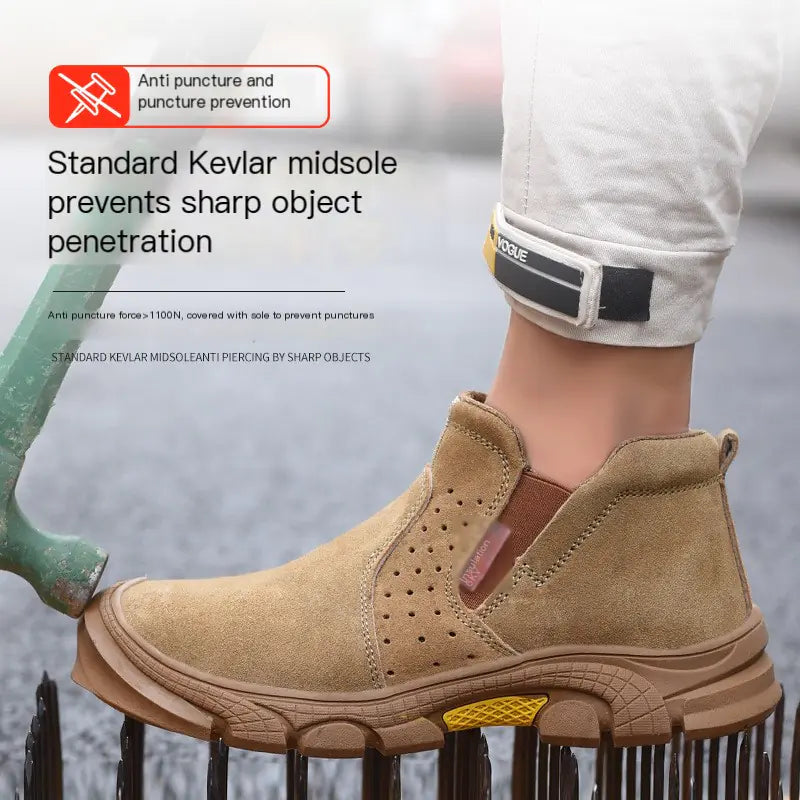 Insulated Cowhide Safety Shoes for Welding and Electrical Work