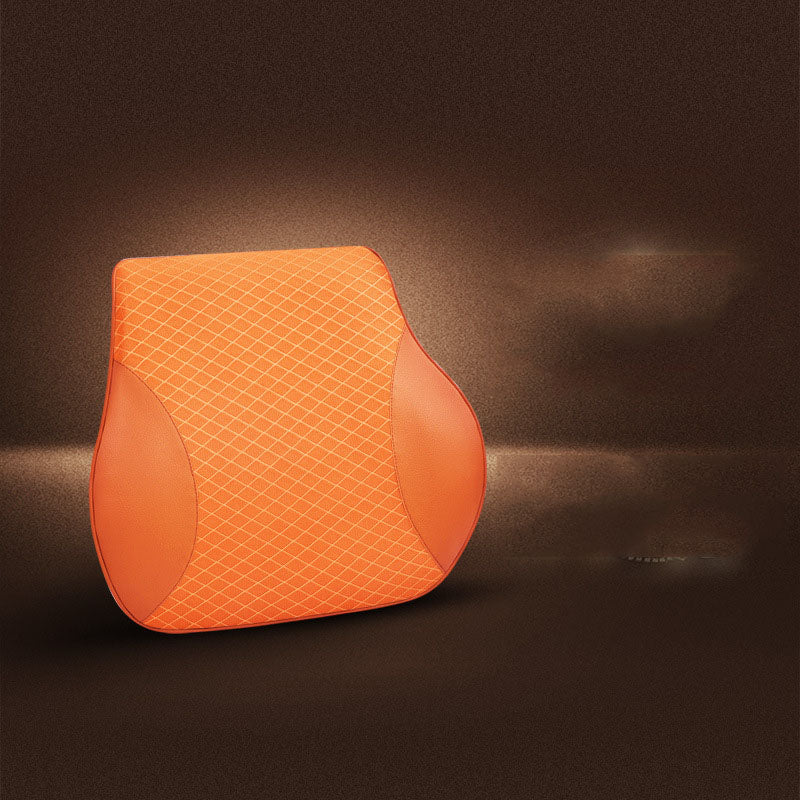 Car cushion by My Store in black fabric with contoured support for vehicle seating