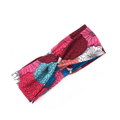 Floral cross hair band in a delicate flower design by My Store