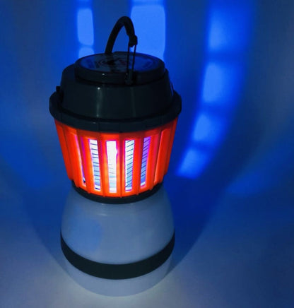 Solar mosquito lamp with compact design for outdoor insect control