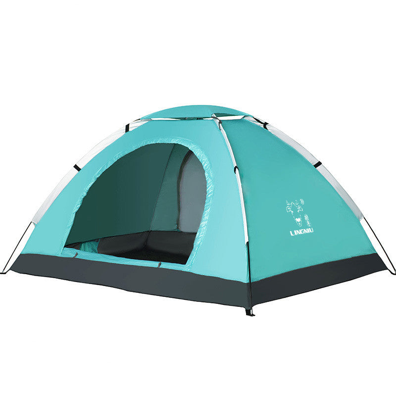 Single-layer outdoor camping beach tent by My Store, compact shelter for camping trips