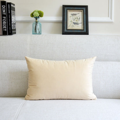 Velvet throw pillow for sofa by My Store in a soft, textured design