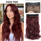Adjustable Synthetic Hair Curtain Wig for Women
