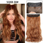 Adjustable Synthetic Hair Curtain Wig for Women