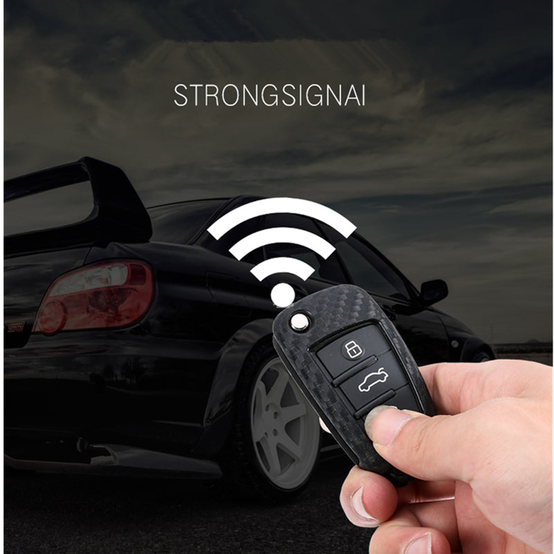 Silicone car key case, close-up view of protective cover for vehicle key fob