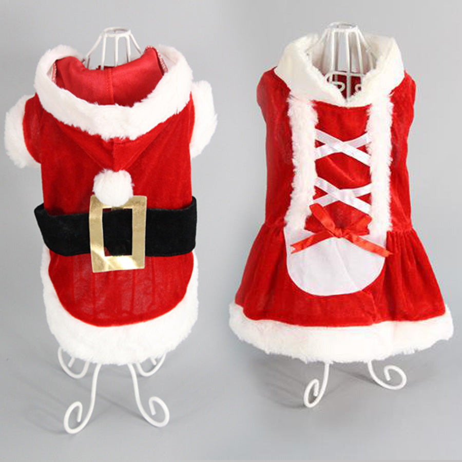 Pet dog Christmas clothing by My Store, festive holiday outfit for dogs