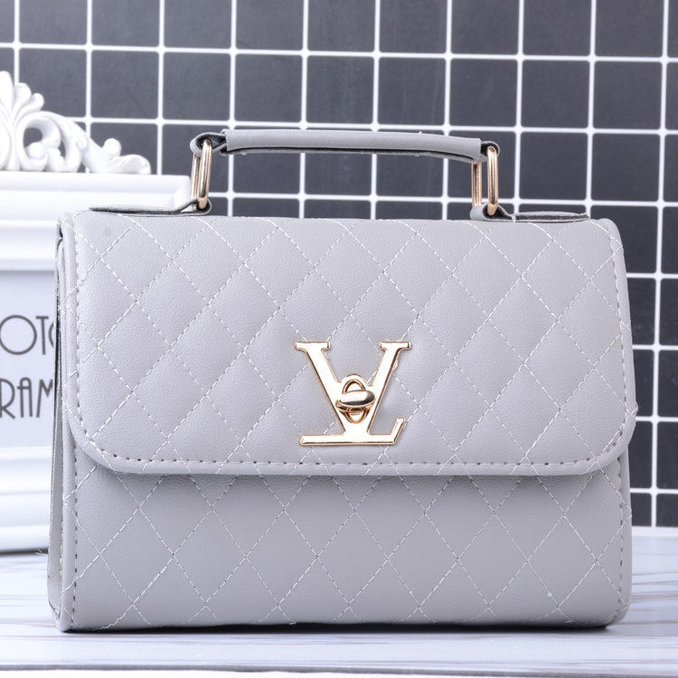 BackupyfileSnow® Siruiyahan designer women's crossbody handbag in black with gold accents, showing front view with adjustable strap.