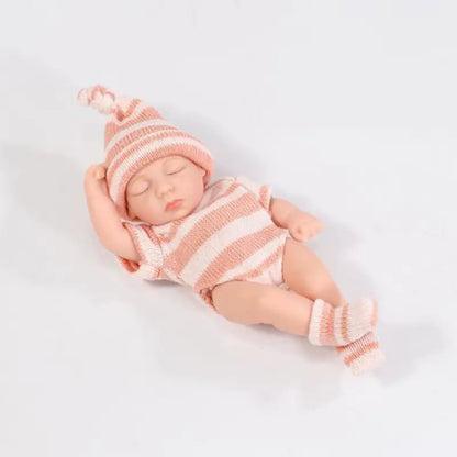 Mini Soft Silicone Baby Doll - Cute Gift for Girls