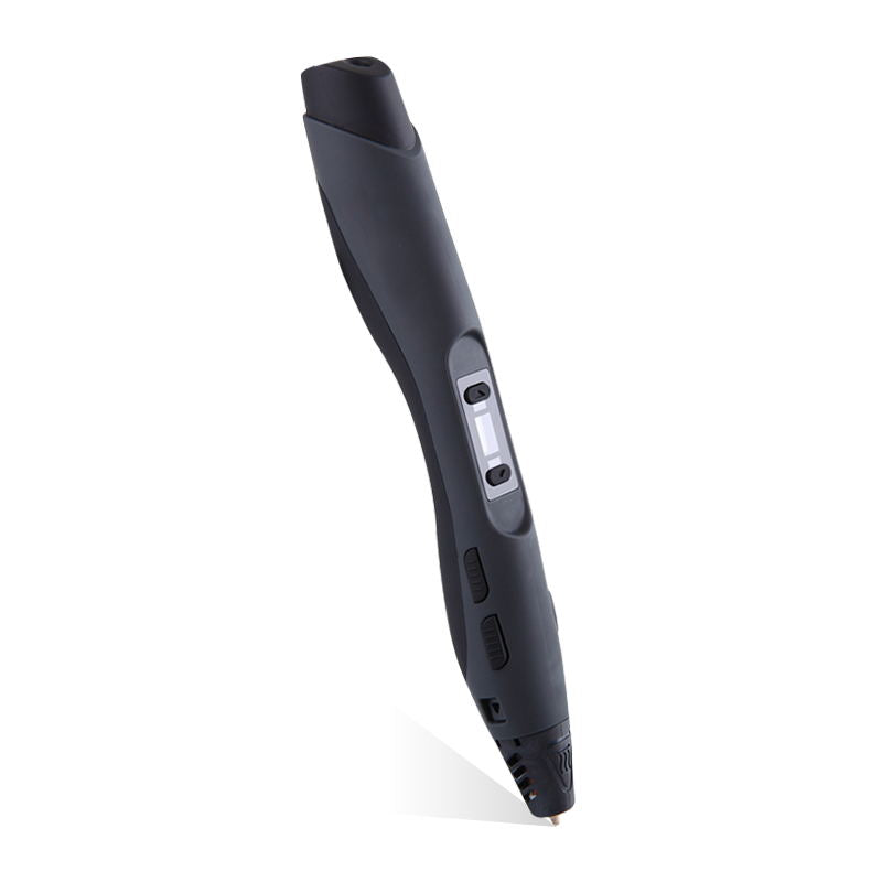 3D painting graffiti pen in vibrant colors, shown with its sculpting tip and ergonomic design