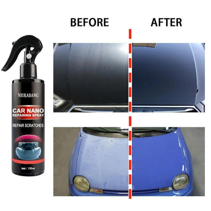 Nano car repairing spray bottle for automotive surface repair
