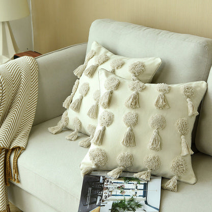 Homestay tufted pillows in a soft, textured design for comfortable home decor