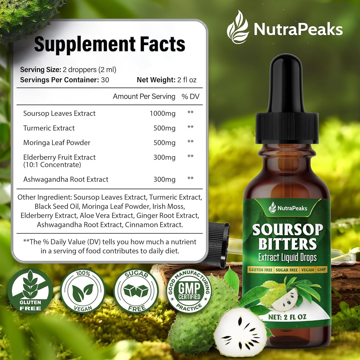 Soursop Bitters Liquid Drops