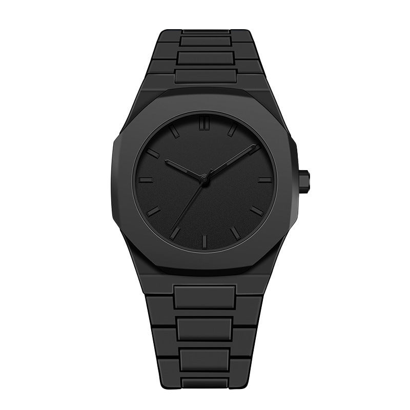 Men's quartz watch, necklace, and bracelet set in a coordinated design