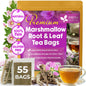 Premium Marshmallow Root and Leaf Tea Bags, 100% Natural & Pure.