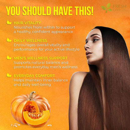 Premium Pumpkin Seed Oil Softgels with Saw Palmetto