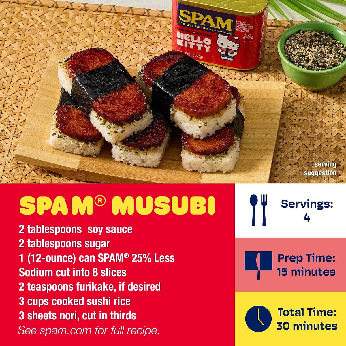 Canned SPAM with 25% less sodium, 12 oz, shelf-stable spiced meat product in a can, suitable for protein-rich meals.