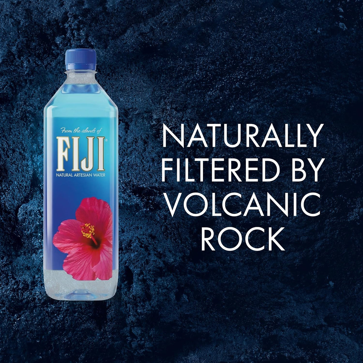 BackupMyFilesNow FIJI natural artesian bottled water 700mL, pack of 12, featuring pure mineral water with natural electrolytes.