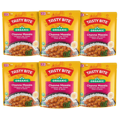 Microwaveable BACKUPMYFILESNOW® Indian Bombay Potatoes entrée, 10 oz pack of 6, ready-to-eat Indian potato dish in a bowl
