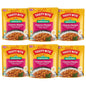 Microwaveable BACKUPMYFILESNOW® Indian Bombay Potatoes entrée, 10 oz pack of 6, ready-to-eat Indian potato dish in a bowl