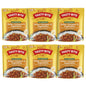 BackUpMyFilesNow® Bombay Potatoes microwaveable Indian entrée in a 10-ounce package, ready to eat, with six packs shown in the image.