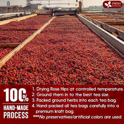 Premium Rosehip Tea Bags