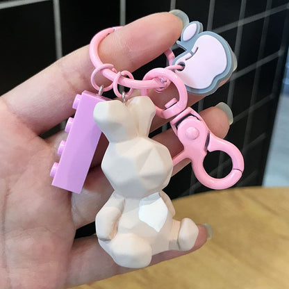 Cute dinosaur keychain key ring in a playful fashion design by My Store