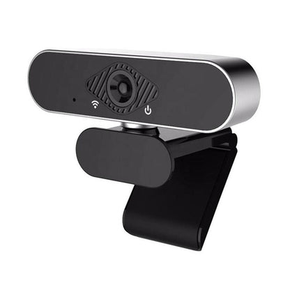 HD 1080p computer video camera by My Store, compact webcam with built-in lens for desktop video calls