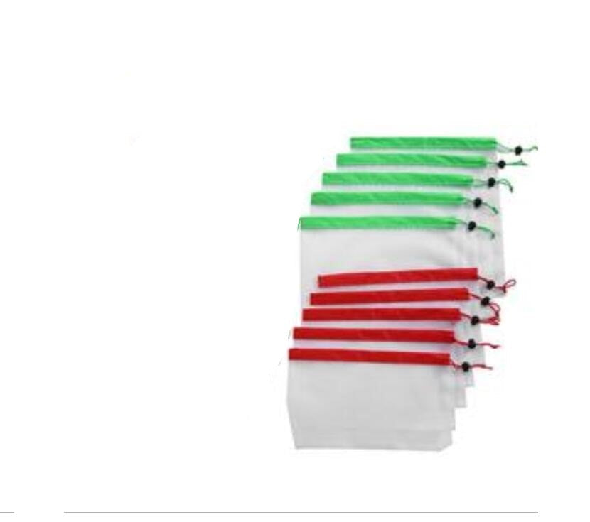 Fruit and vegetable multi-functional splicing beam mouth mesh bag set combination