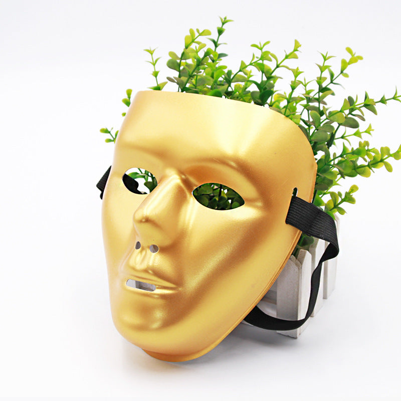 Men's and women's Halloween mask with spooky design, suitable for costume parties and Halloween events