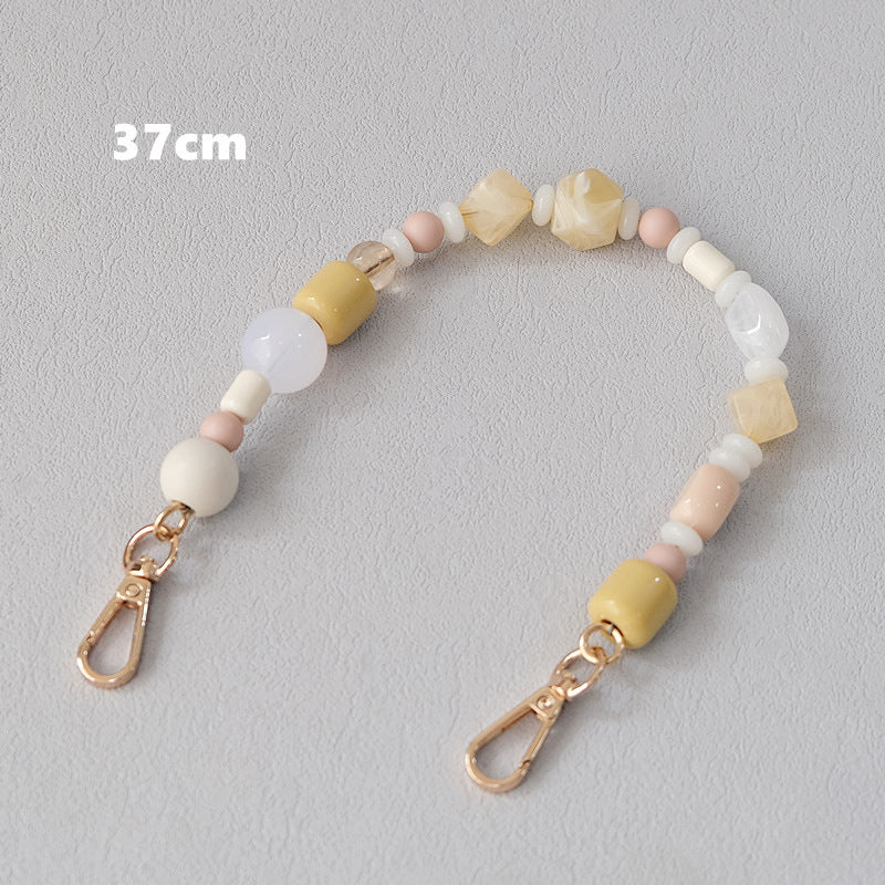 Fashion bead bracelet accessories shoulder strap by My Store, colorful beaded design close-up