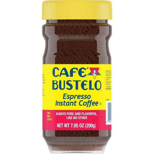 Cafe Bustelo Café Espresso Style Dark Roast Instant Coffee, 7.05 Oz