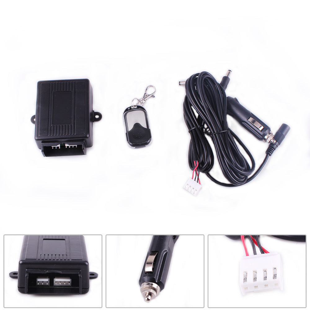 Modified tail throat automobile exhaust pipe remote control half set with controller
