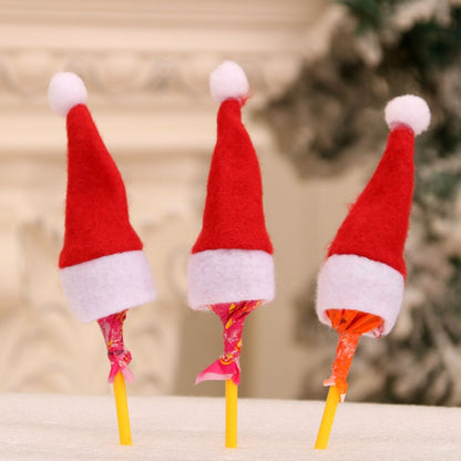 Mini Christmas scarf hat doll decoration by My Store