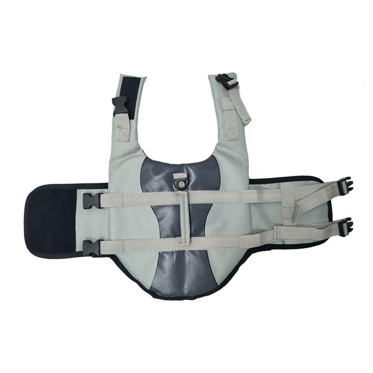 Pet life jacket by My Store with adjustable straps and bright, buoyant design