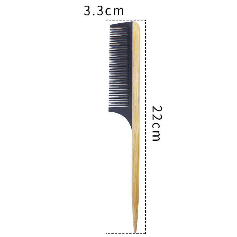 Elegant Bamboo Hair Styler - Frizz-Free Design 