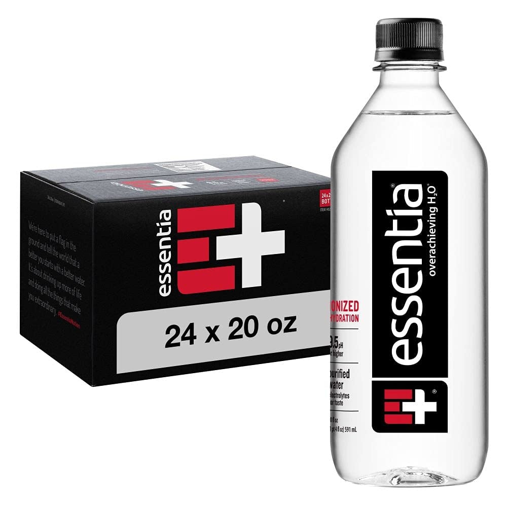 Essentia Alkaline Ionized Bottled Water, 20 Fl Oz