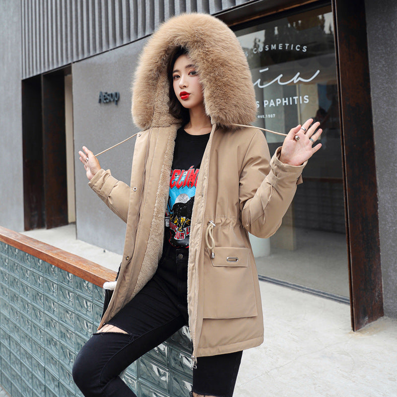 Women's winter down padded jacket in a warm quilted design My Store