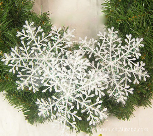 Snowflake Christmas decoration ornaments for festive tree and home decor