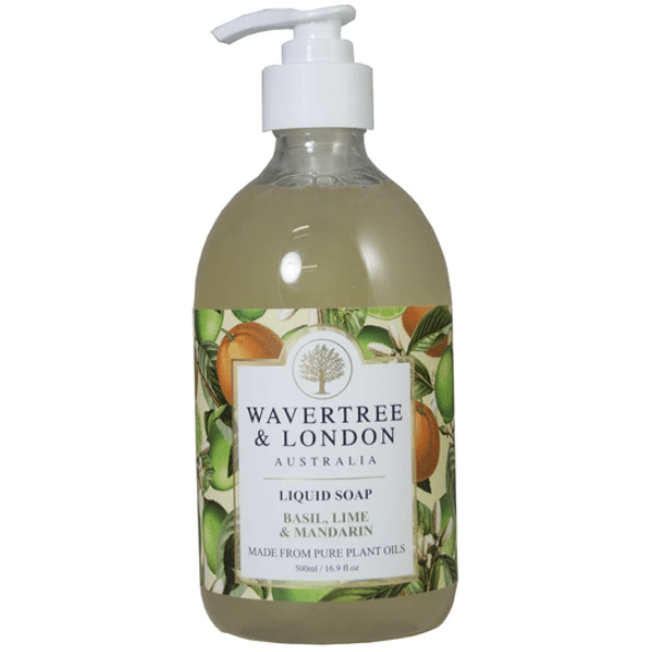 Wavertree & London Liquid soap Basil, lime & Mandarin 16.9 oz