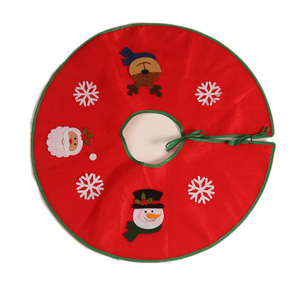 Christmas tree decorations in assorted festive designs displayed together