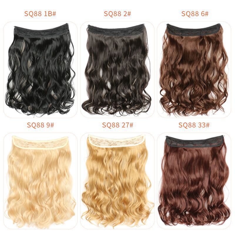 Adjustable Synthetic Hair Curtain Wig for Women