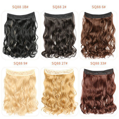 Adjustable Synthetic Hair Curtain Wig for Women