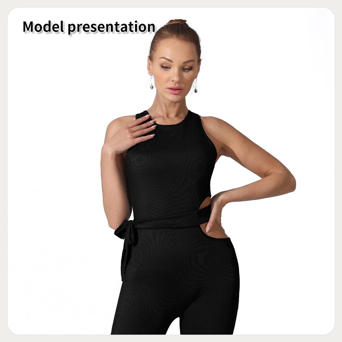 Chic Polyester Playsuit