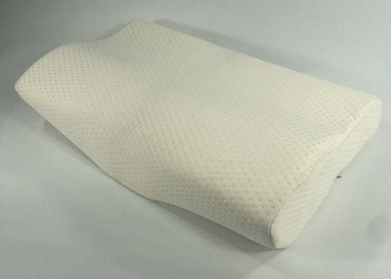 Cervical memory foam neck pillow for ergonomic head and neck support