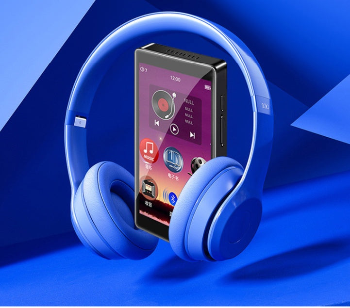 Slim MP3 MP4 player by My Store, compact portable music player with a sleek design