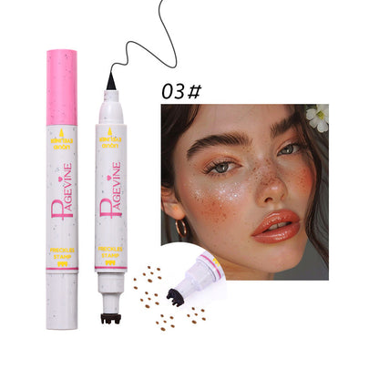Double-headed fleck removal pen liquid eyeliner for women with precision makeup tips