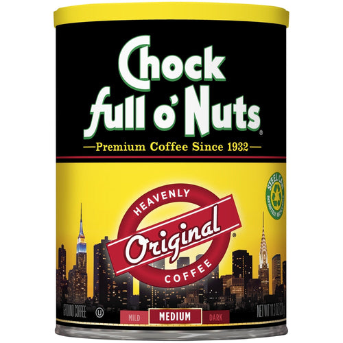 Chock Full O' Nuts o'Nuts Medium Original Heavenly Ground Coffee, 11.3 Oz
